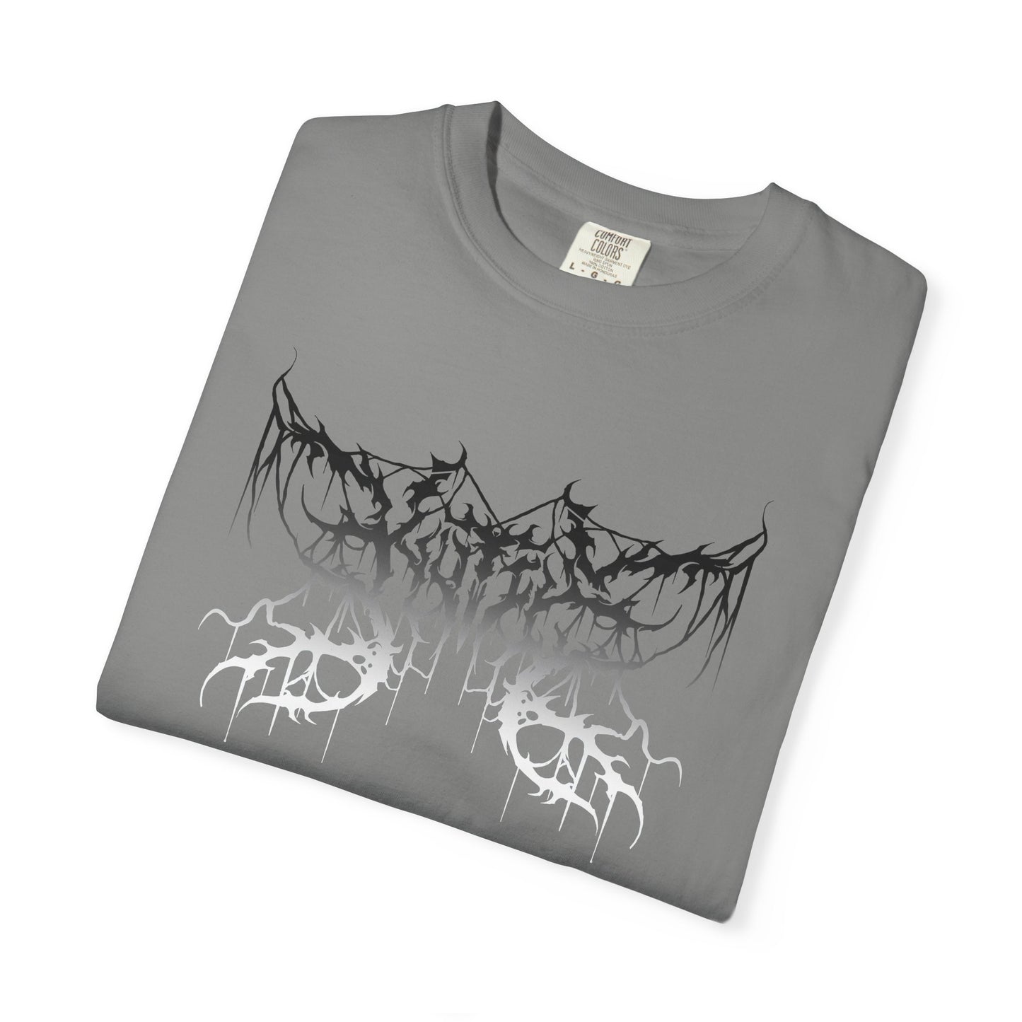 B&W Metal Kutie Logo Garment-Dyed T-shirt