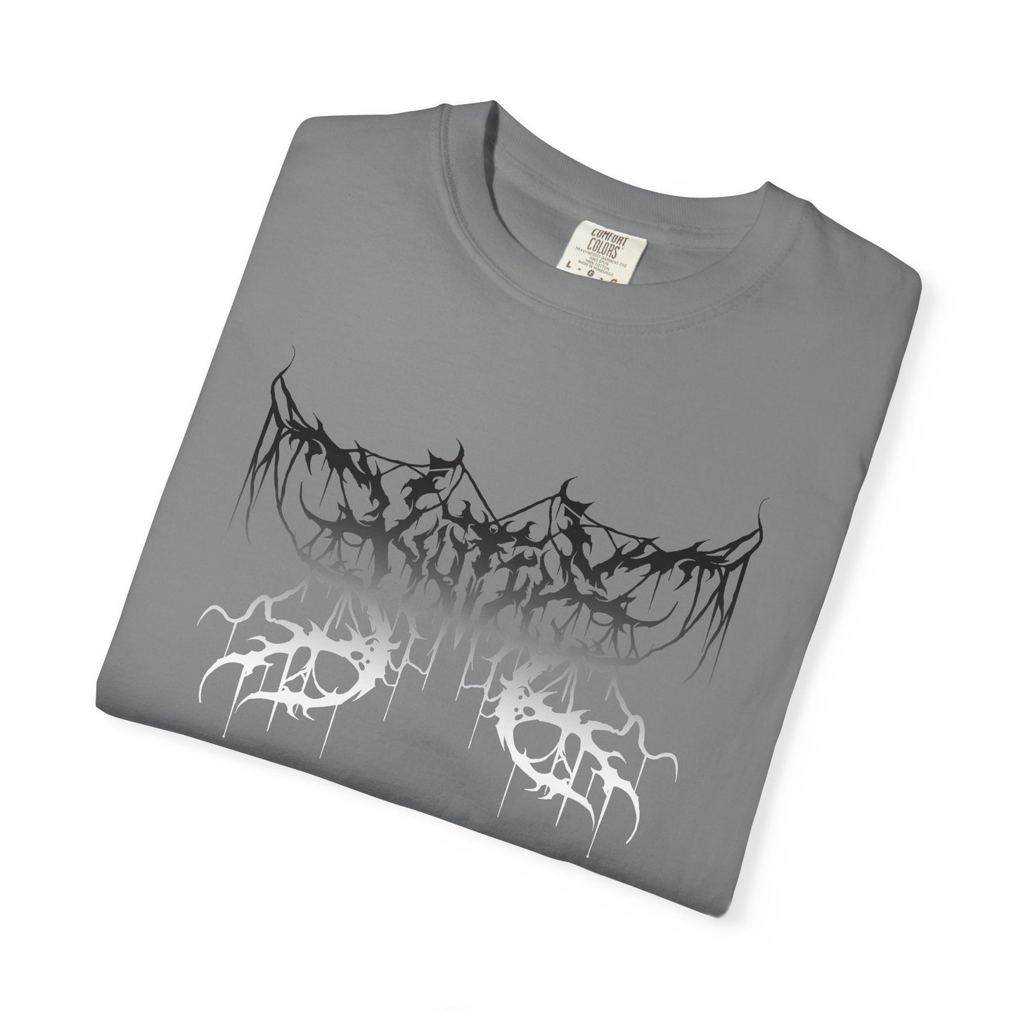B&W Metal Kutie Logo Garment-Dyed T-shirt