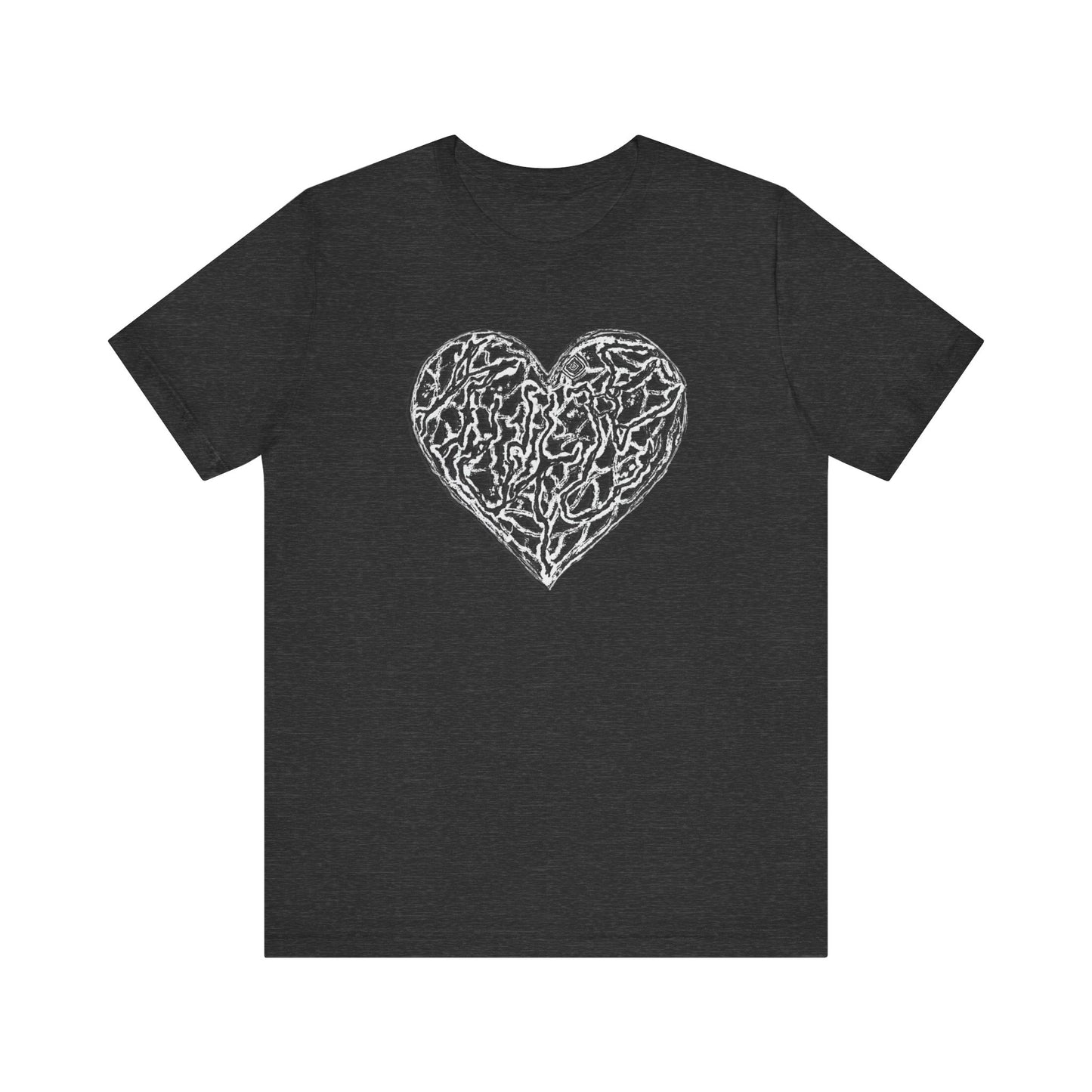 Kutie Heart Unisex Jersey Short Sleeve Tee