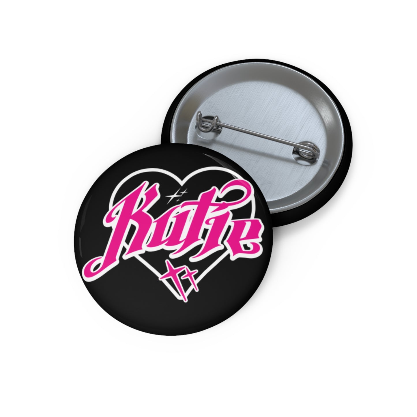 Kutie Pin Heart Badge