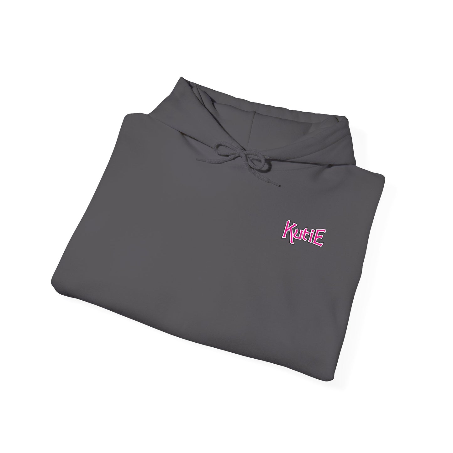 Kutie Heart Logo Front and Back Hoodie