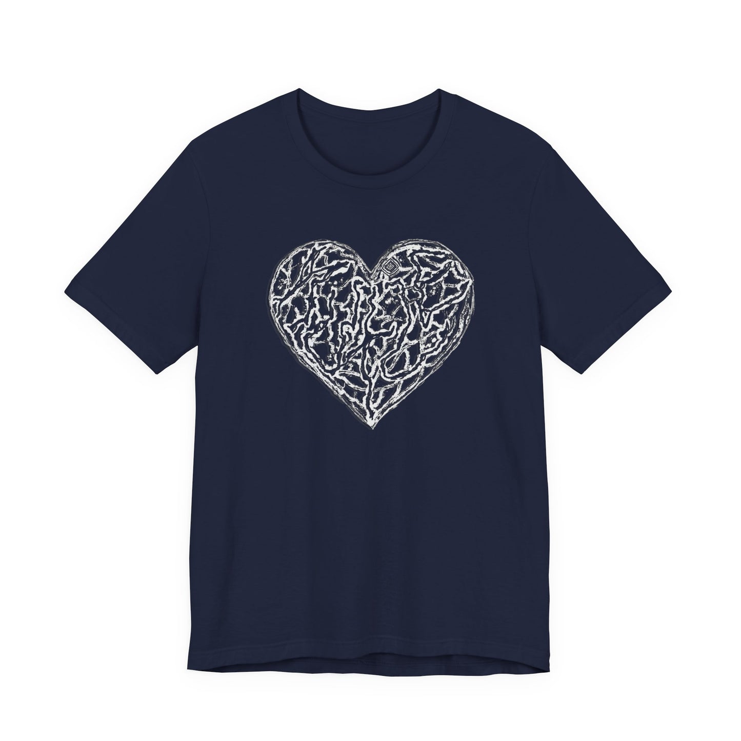 Kutie Heart Unisex Jersey Short Sleeve Tee