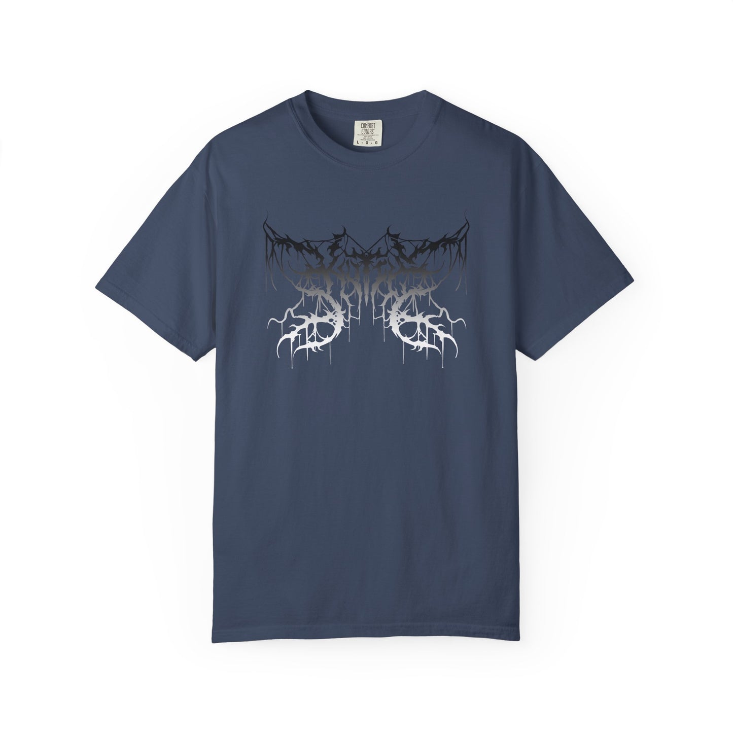 B&W Metal Kutie Logo Garment-Dyed T-shirt