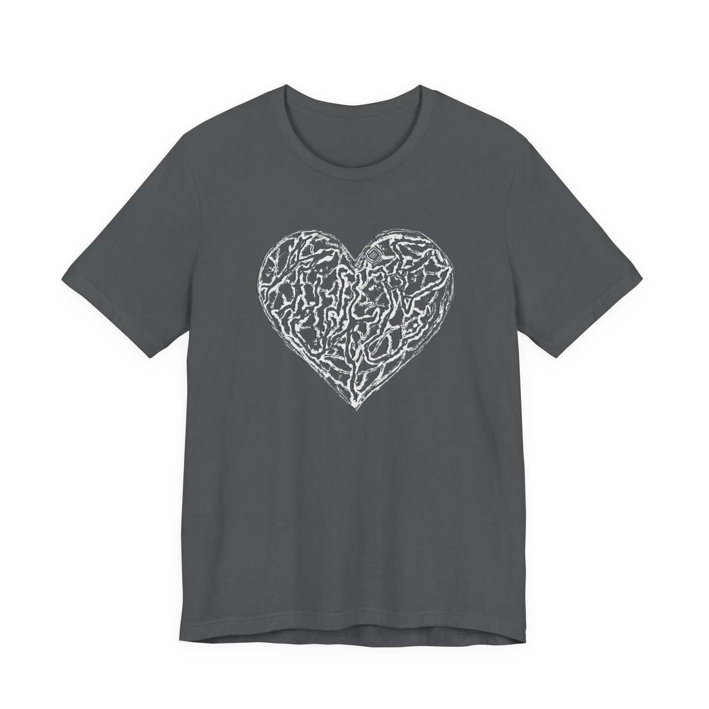 Kutie Heart Unisex Jersey Short Sleeve Tee
