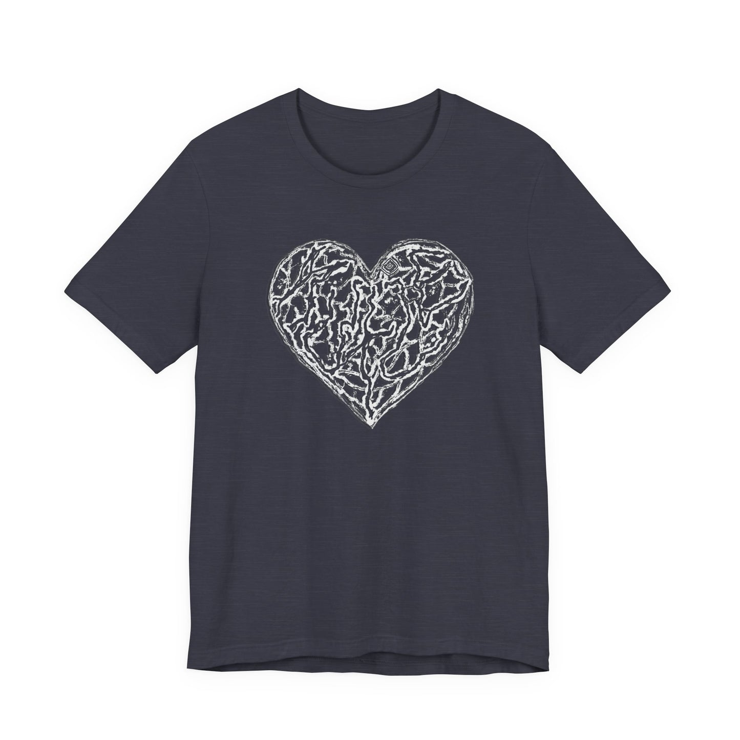 Kutie Heart Unisex Jersey Short Sleeve Tee