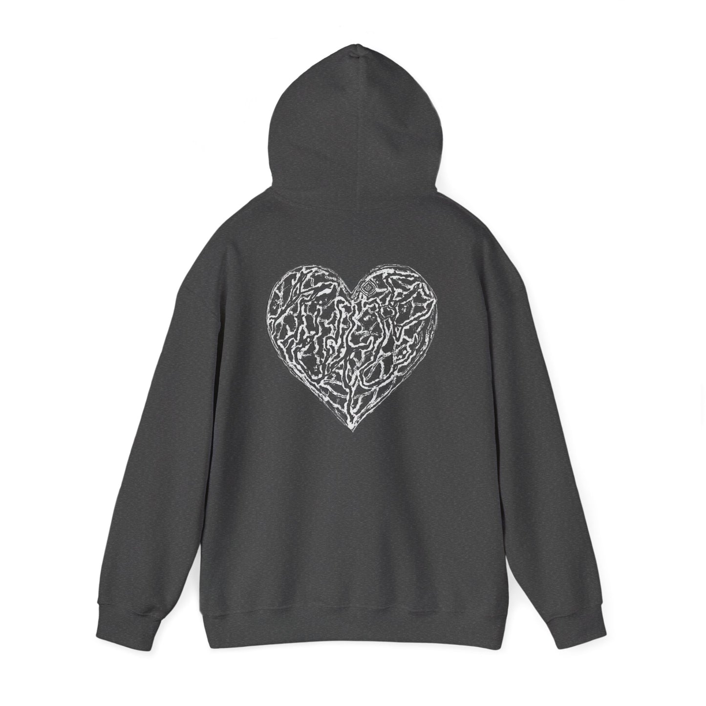 Kutie NEW Heart Front and Back Hoodie