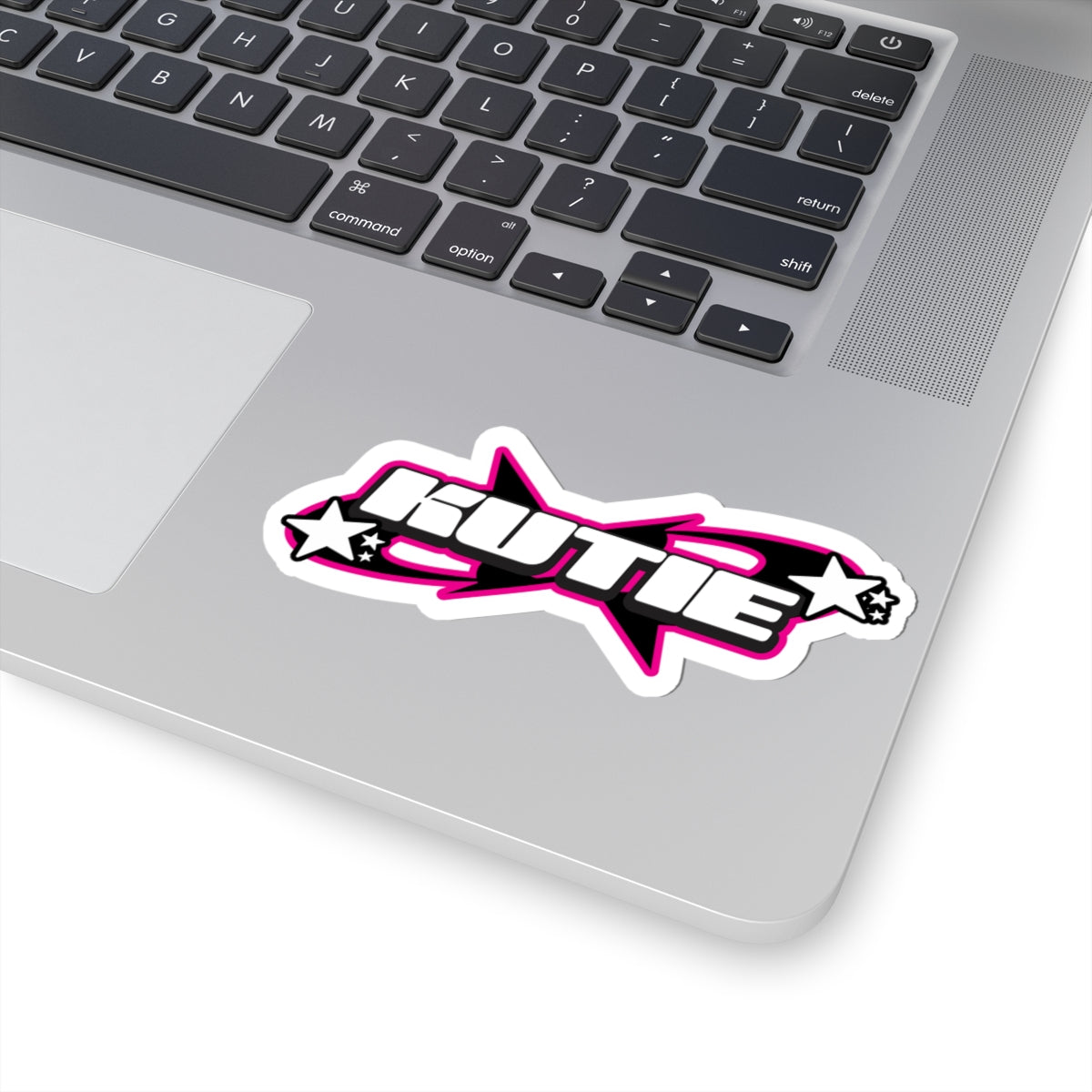 Kutie the Band Skater Logo Kiss-Cut Stickers